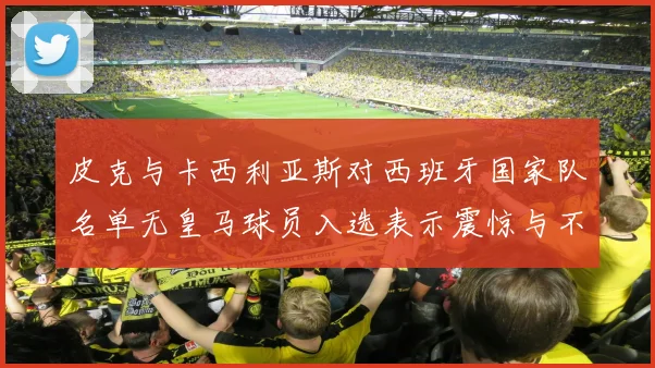 皮克与卡西利亚斯对西班牙国家队名单无皇马球员入选表示震惊与不解